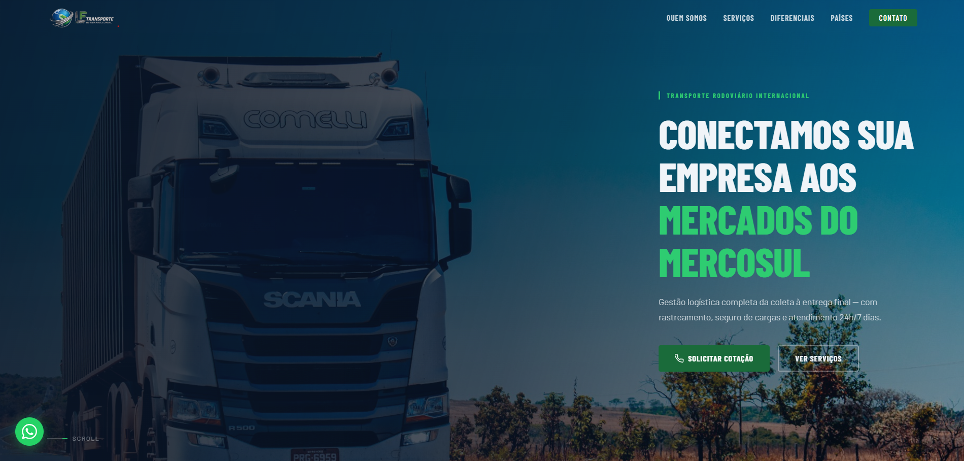 Projeto Site LF Transportes