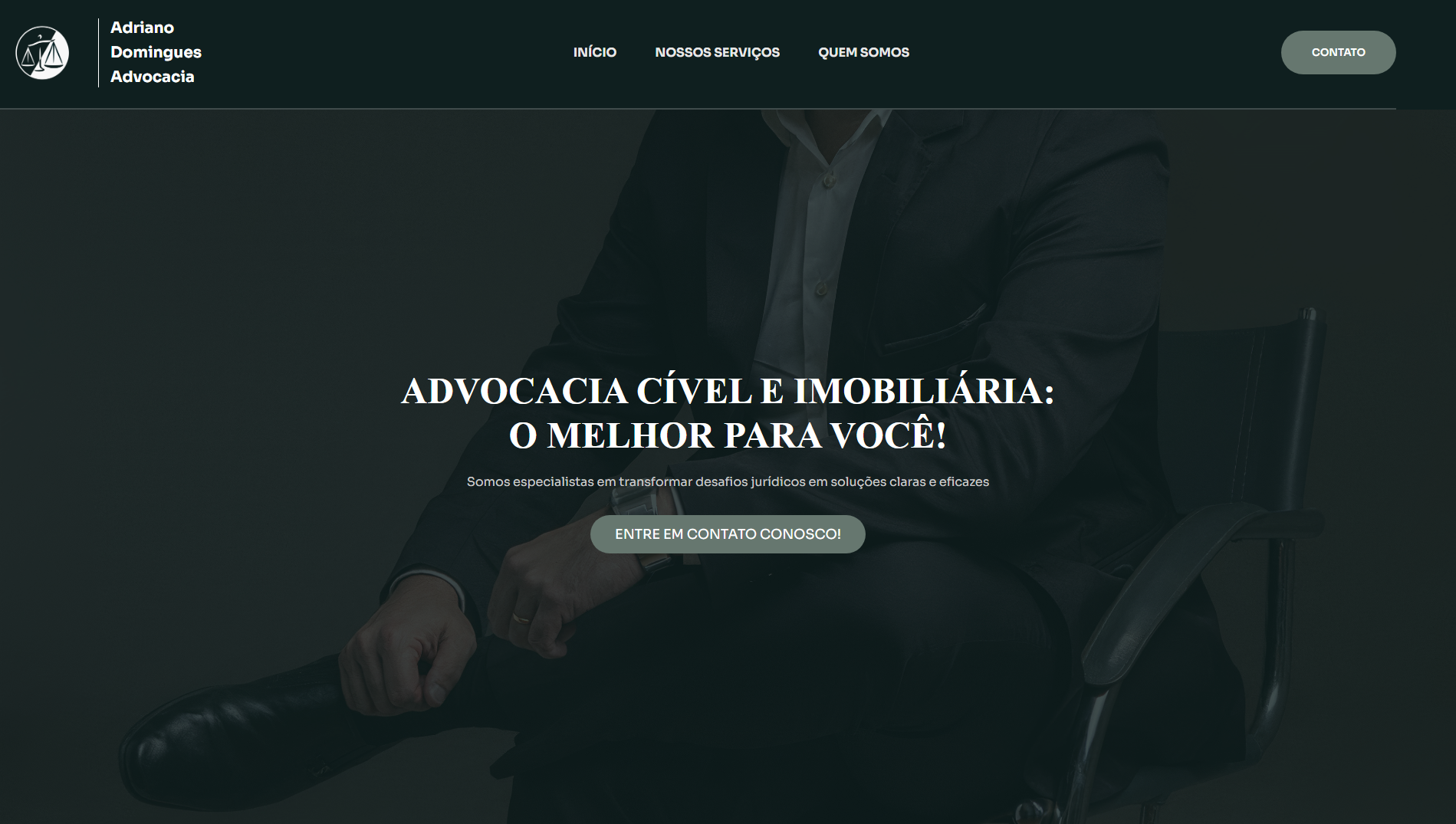 Projeto Site Adom Advocacia